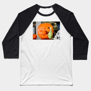 Ghoulish Gourds Baseball T-Shirt